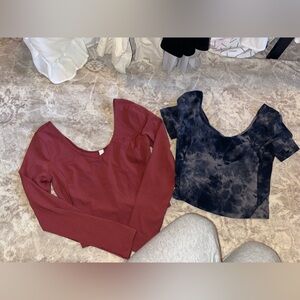 2 LULULEMON TOPS SIZE 6
